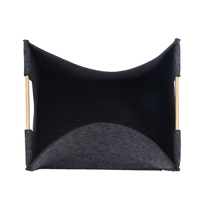 Soft comfortable felt storage tote bag