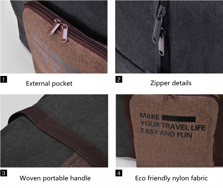 travel packaging bag