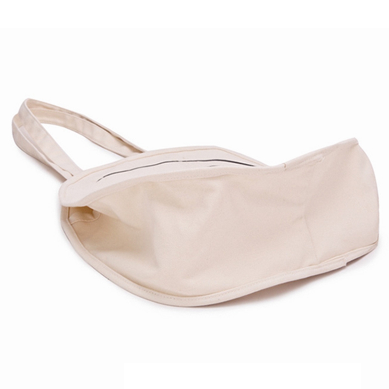 Newest design fashional round eco-friendly canvas tote bag for girls