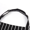 Stripe canvas eco friendly breathable kitchen cooking apron for women