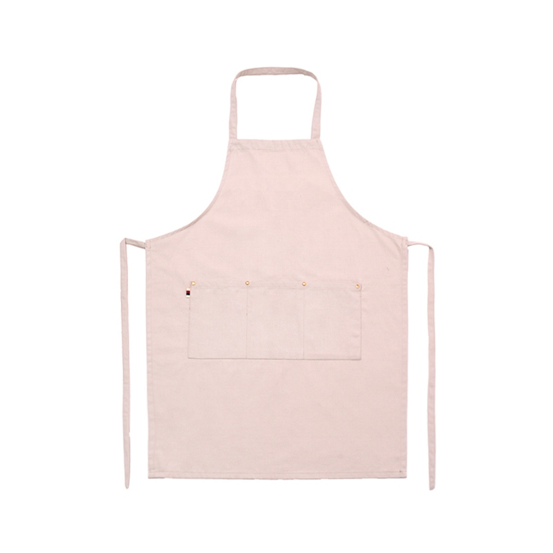 Good Quality Factory Wholesale Cotton Apron Canvas Custom Logo Long Apron for Cafe Waiter Or Waitress Models Or Home Cooking