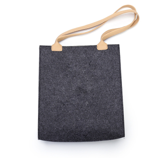 High quality recycling reusable hand felt bag for women 