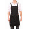 Simple practical dustproof multifunction cotton canvas work apron for men