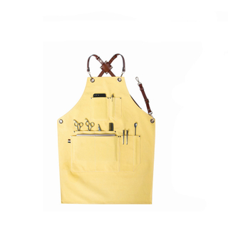 Popular Colorful Superior Canvas Fabric Leather Straps Work Apron