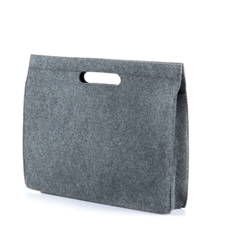 High-end eco-friendly durable ladies leisure felt fabric bag for computer