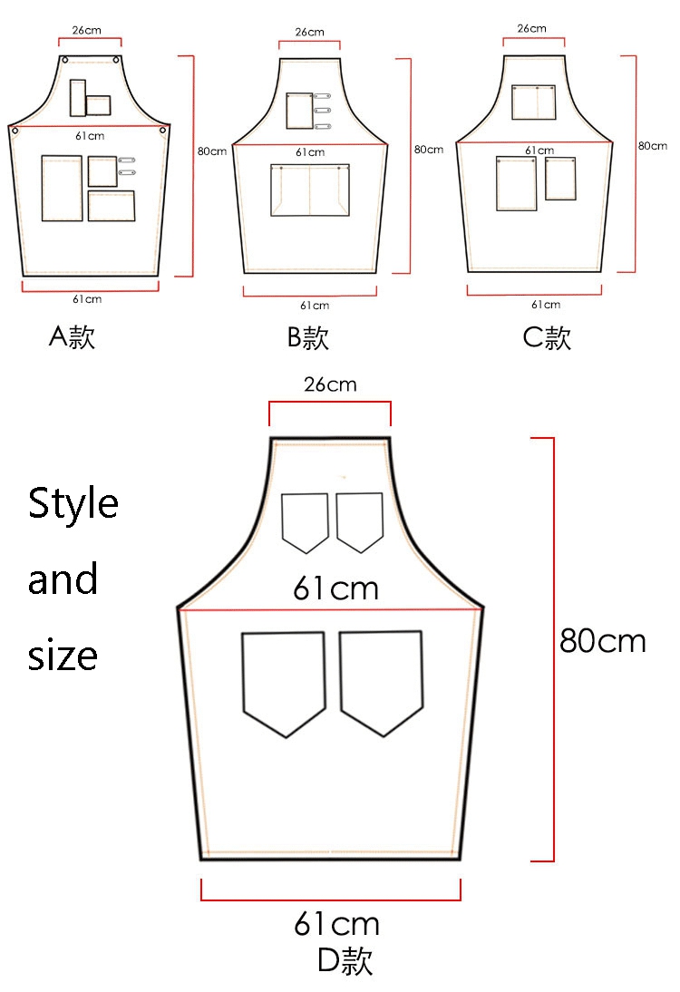 denim apron with leather strap (12)