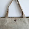 High quality breathable eco friendly linen tote shopping bag with factory supply