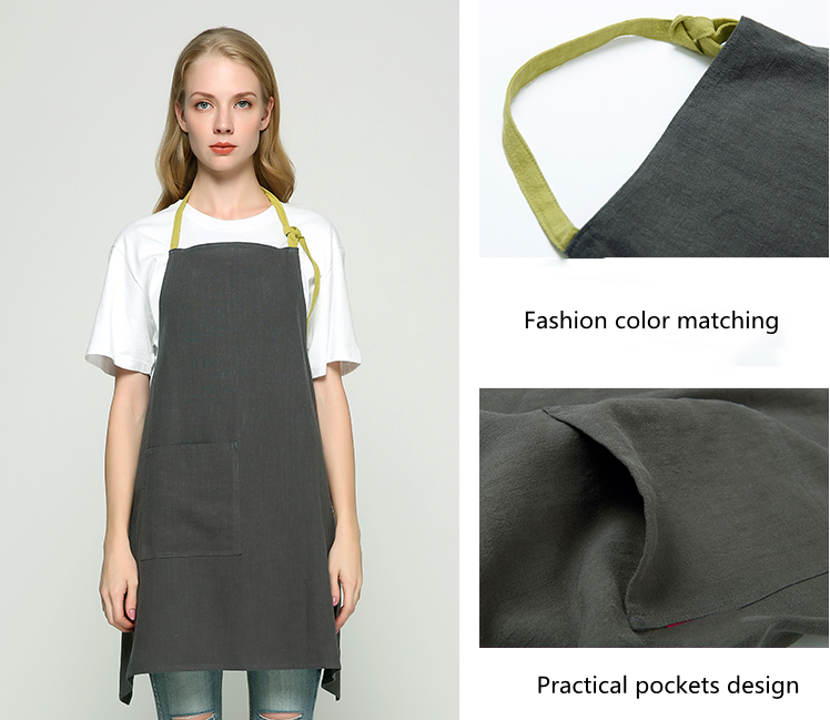 cotton linen apron (4)