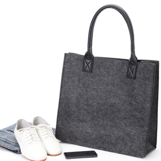 Hot products women leisure shoulder hand bag durable felt bag wholesale