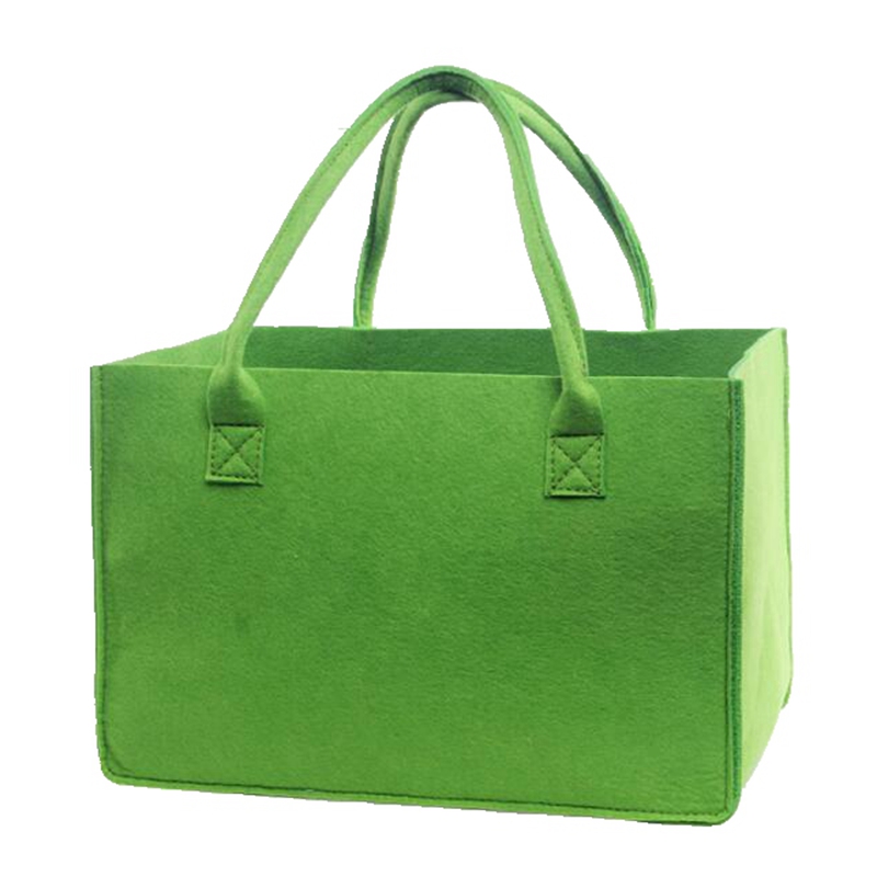 Factory price high quality reusable and comfortable felt shopping bag