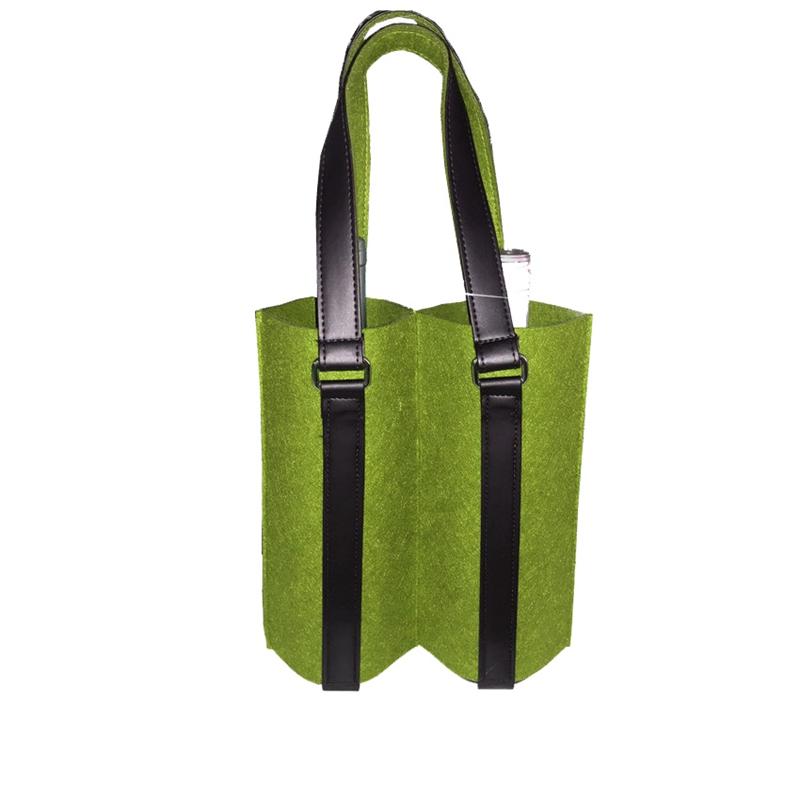 Christmas thickened felt red wine gift bag double wine box custom champagne gift bag