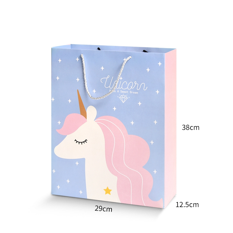 custom luxury printed paper shopping bag with rope handle gift bags