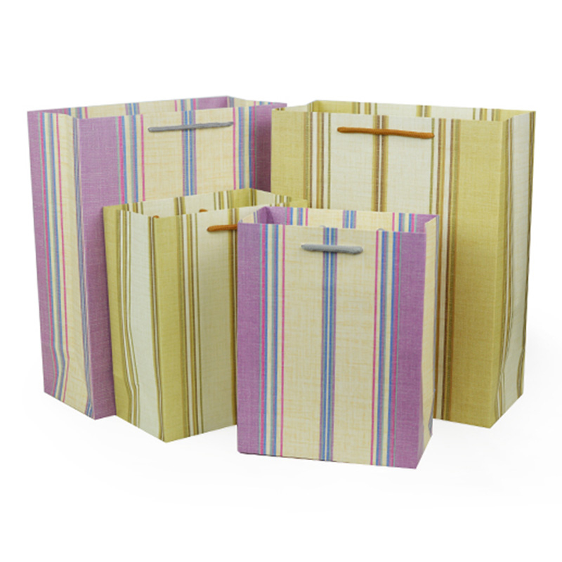 Wholesale custom logo printed retail paper shopping bag with handle