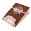 Shopping package foldable paper gift bag with ribbon bow