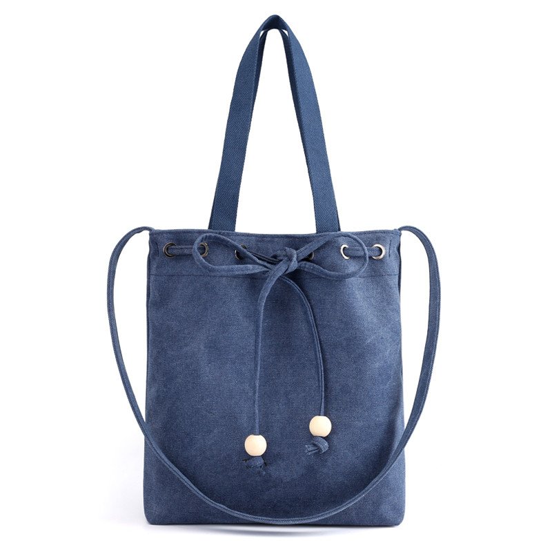 Reasonable price promotion fashional canvas tote shoulder bag wholesale