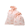  Wholesale organic cotton fabric drawstring bag