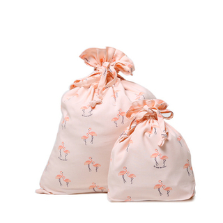  Wholesale organic cotton fabric drawstring bag