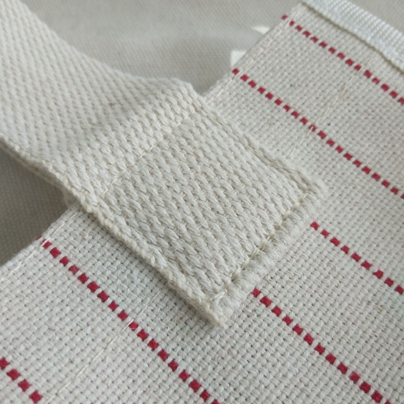 Small size embroidery canvas tote bag