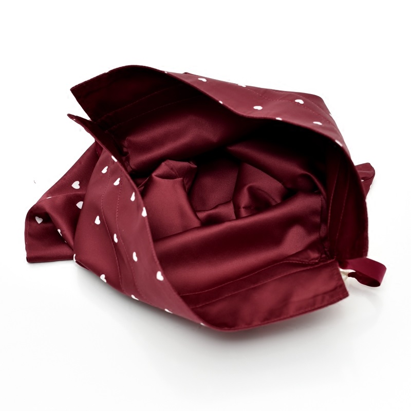 Custom high quality drawstring jewelry pouch satin pouch