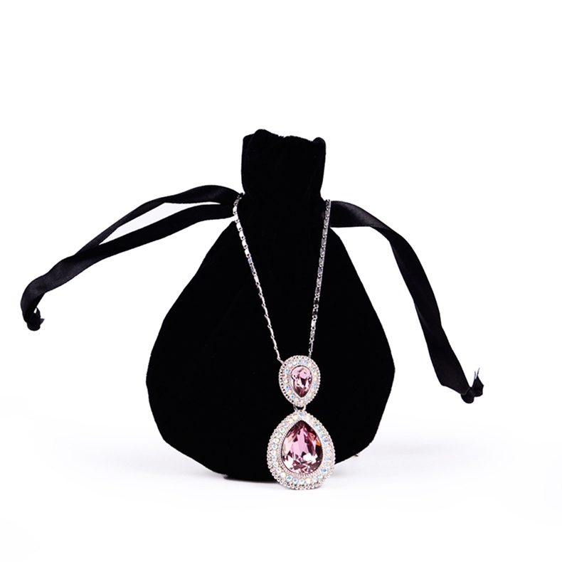 Wholesale velvet christmas gift bag jewelry pouch