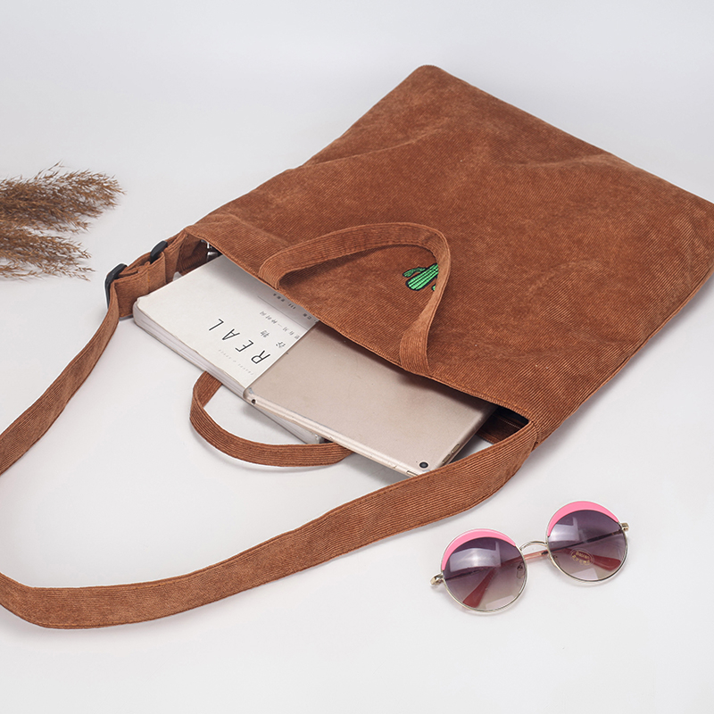 New design fashion velvet tote bag for women