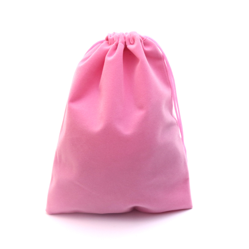 Wholesale custom velvet drawstring jewelry necklace pouch 