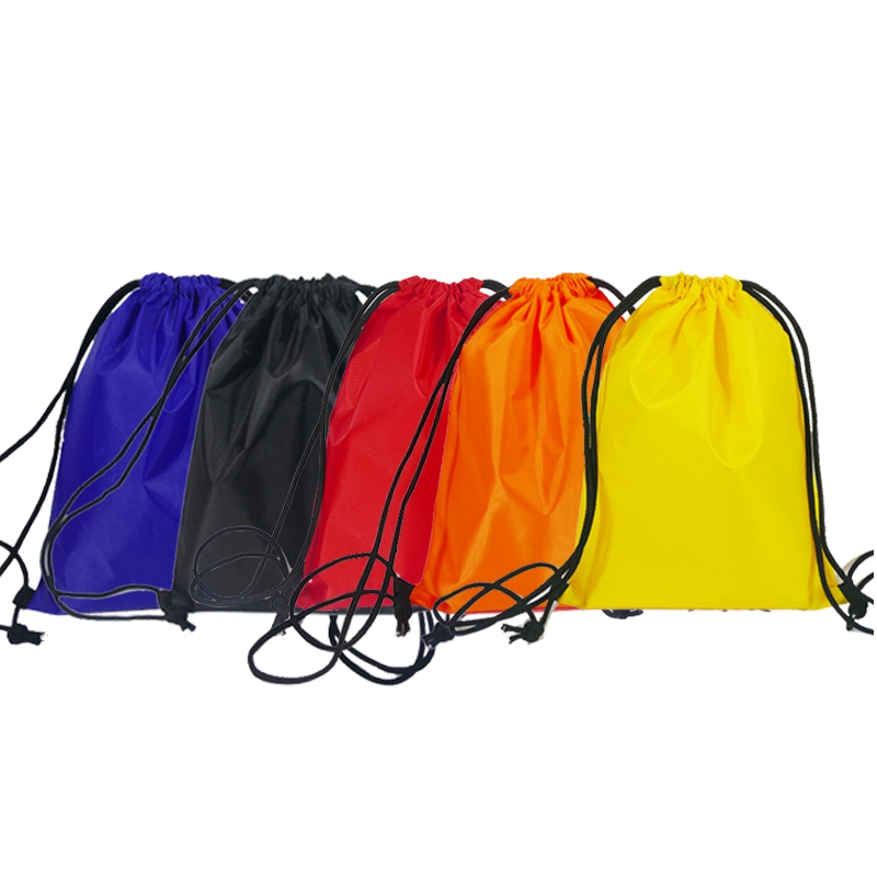 Waterproof polyester drawstring backpack