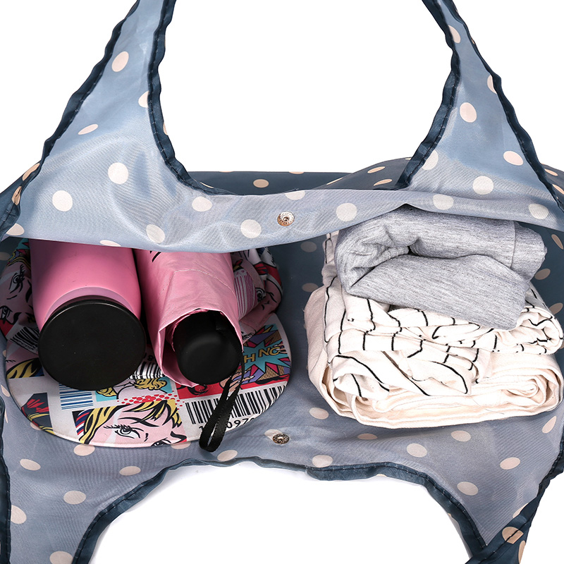 Waterproof foldable lightweight polyester package bag