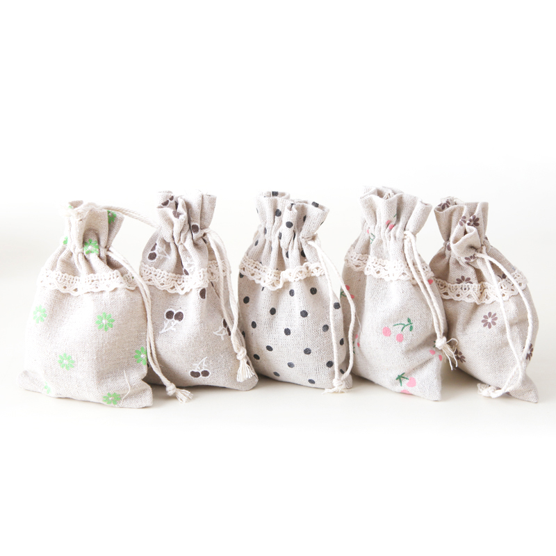 Wholesale China Factory cotton linen pouch