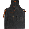High-grade Denim Simple Apron For Coffee Shop Gardener Baking Shop Strap Overalls
