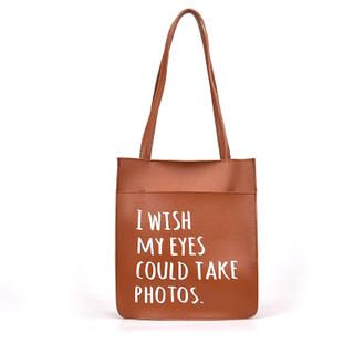 2018 new womens bag shoulder bag simple retro large capacity pu shopping tote bag