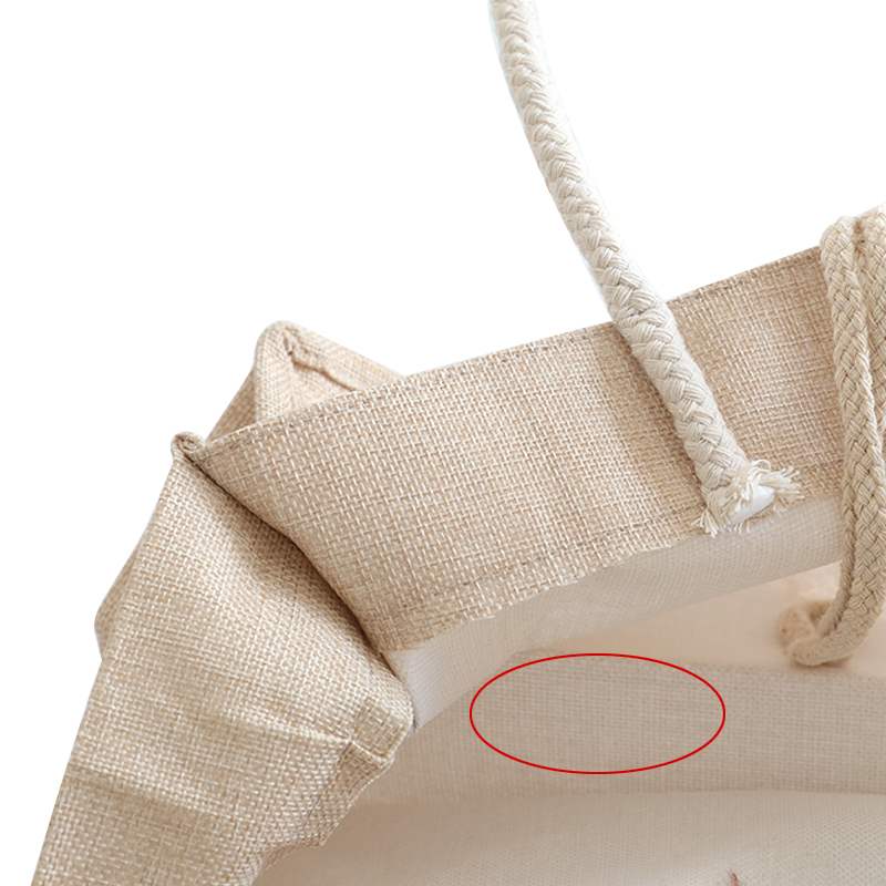 Natural eco friendly breathable reusable jute tote shopping bag for wholesale