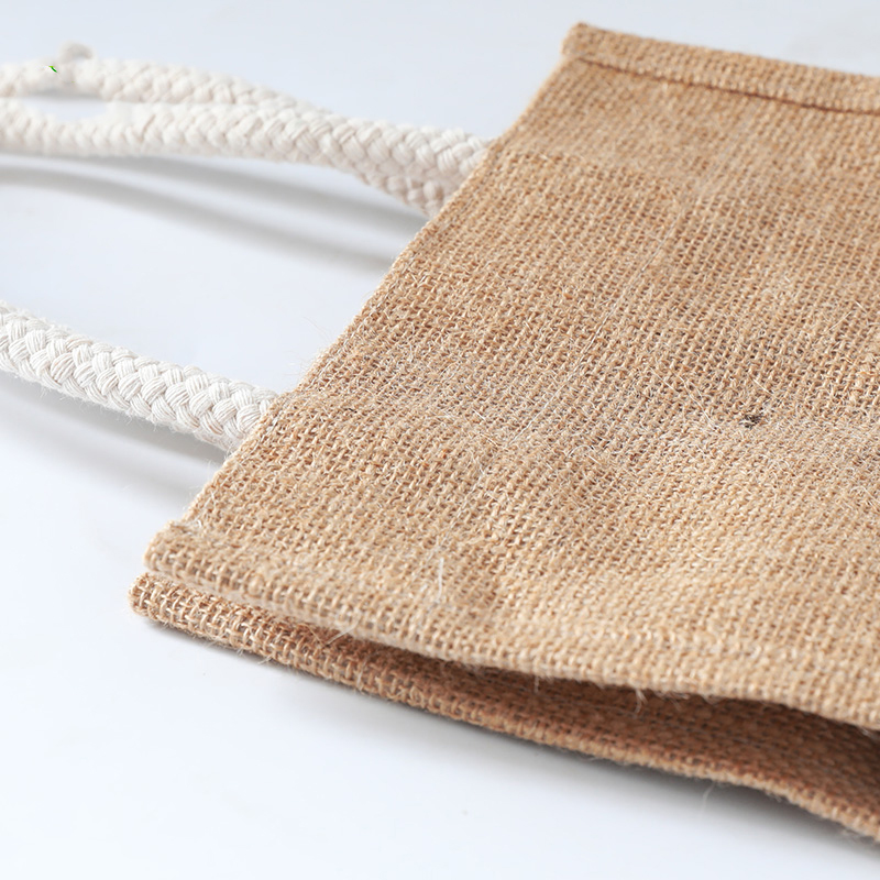 Strong and durable load bearing 10kg reusable jute tote bag