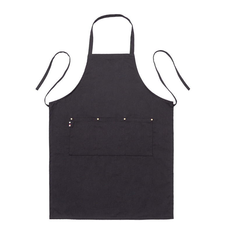 Good Quality Factory Wholesale Cotton Apron Canvas Custom Logo Long Apron for Cafe Waiter Or Waitress Models Or Home Cooking