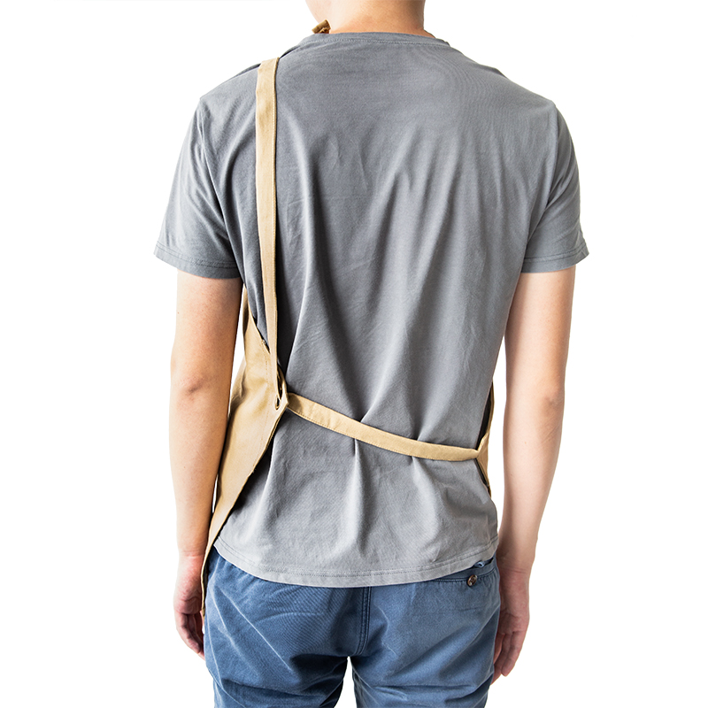 Simple original design new style cotton canvas apron for wholesale