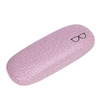 Factory wholesale logo printed custom durable portable pu leather glasses case for eyeglasses packaging