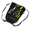 Custom polyester drawstring backpack waterproof outdoor sports light fitness football bag