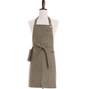 Customized quality thick apron length men and women cotton canvas coffee shop home embroidery apron