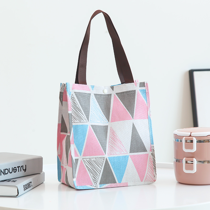 Cartoon Eco friendly folding portable shopping bag large polyester portable shopping bag lunch bag