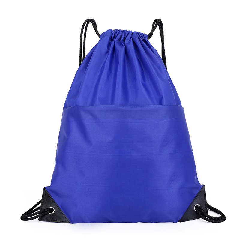 Waterproof portable polyester drawstring backpack for adult