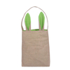 Cute exquisite new product large capacity linen tote shopping bag 