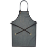 Simple Black Denim Cloth West Restaurant Work Shop Barista Hairdresser Painting Custom Tool Apron