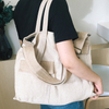Thick wear-resistant high quality new product linen tote shopping bag custom with adjustable strap