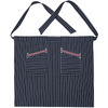 Custom Work Clothes Wholesale Men And Women Striped Half Apron For Kitchen Cafe Bakery Cake Shop Restaurant Overalls