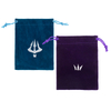 Fashion colorful practical portable velvet jewelry packaging bag drawstring velvet gift bag