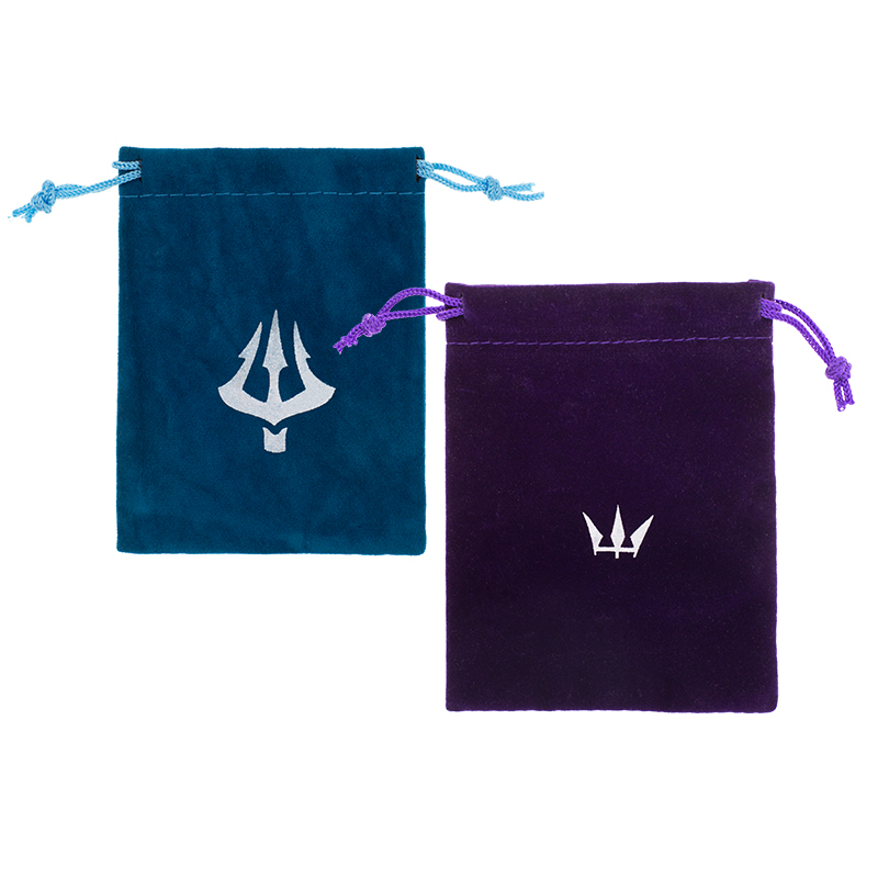 Fashion colorful practical portable velvet jewelry packaging bag drawstring velvet gift bag