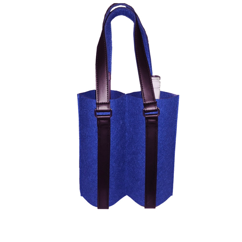 Christmas thickened felt red wine gift bag double wine box custom champagne gift bag