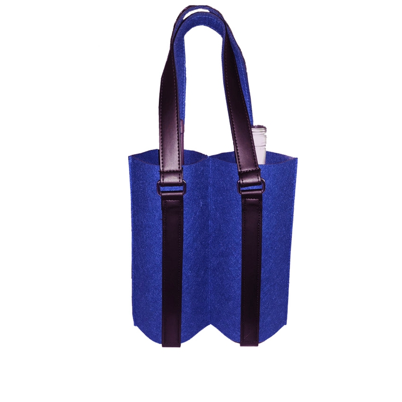 Christmas thickened felt red wine gift bag double wine box custom champagne gift bag