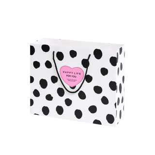 Most popular cheap custom beautiful pattern printed gift paper bag for sale