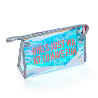 Colorful logo printed custom fashion multifunction waterproof pvc zipper cosmetic bag